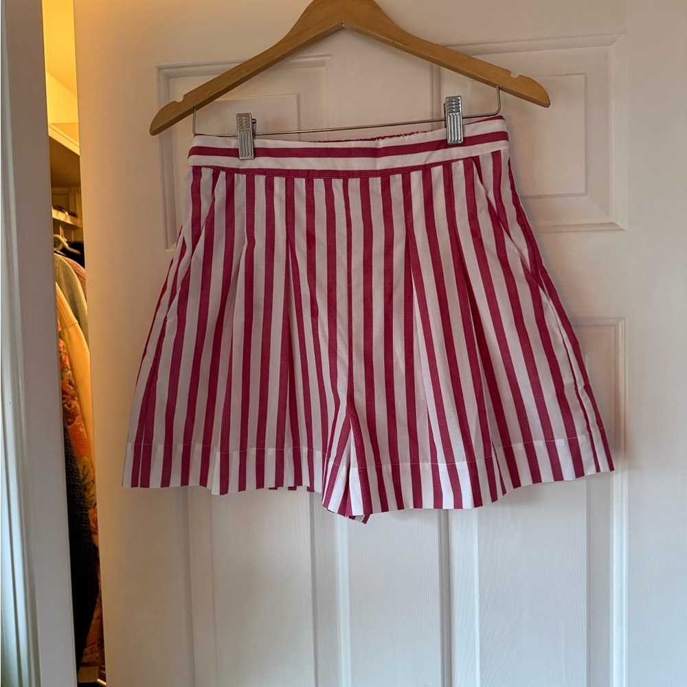 Sézane Nicolo Shorts Ecru Pink Size 6 Medium
